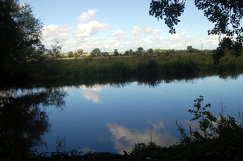 The River Great Ouse at Danish Camp August 2010